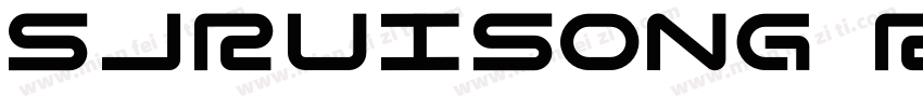 sjruisong regular字体转换